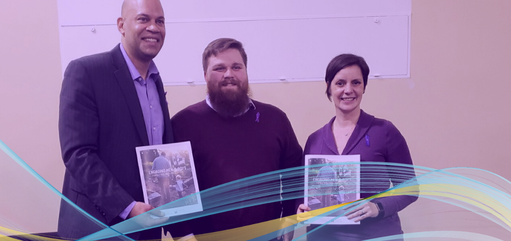 Presenters at a Family violence prevention week event at the library in Charlottetown